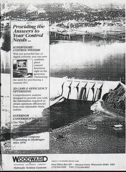 Advertisement in Hydro Review Magazine 